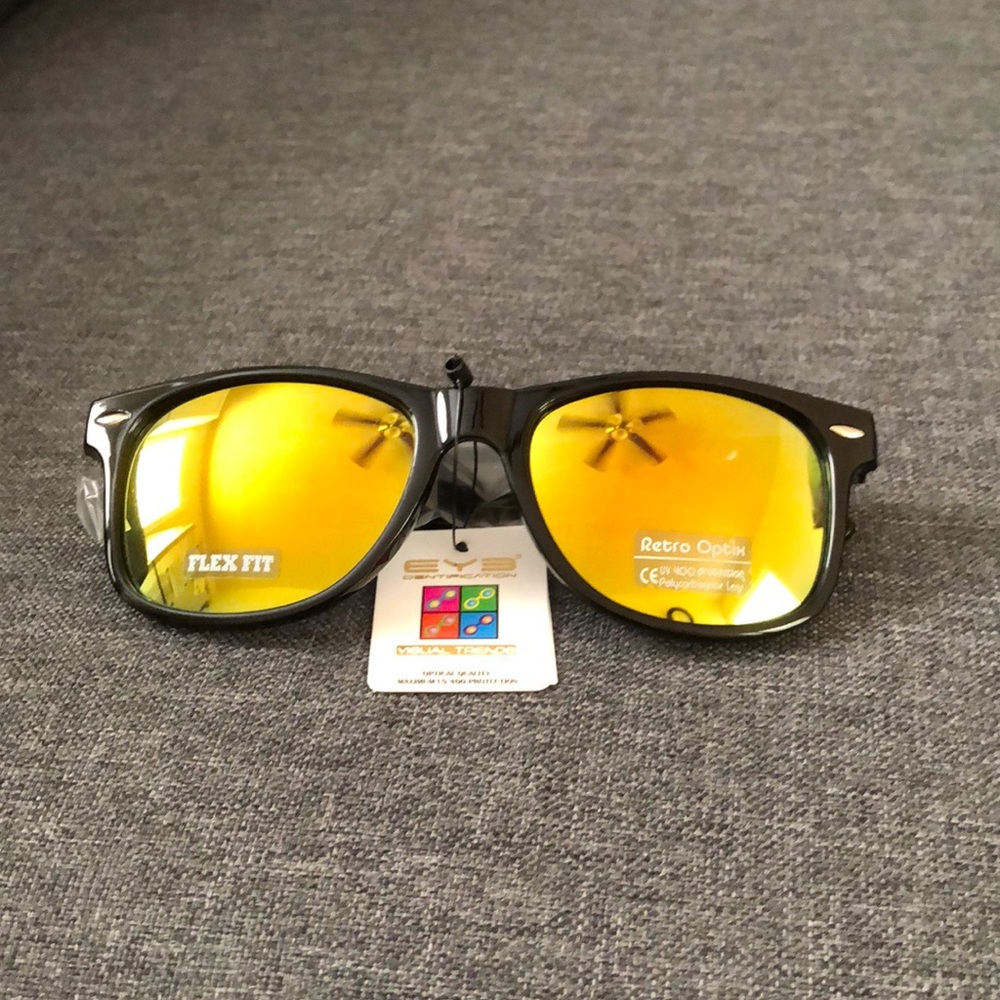 Polarized Retro Sunglasses Gold